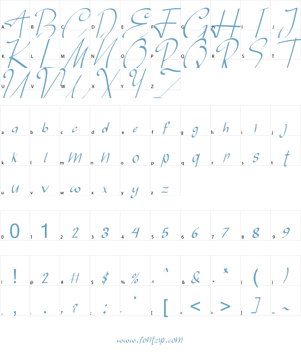 Holy Lonto Font Character